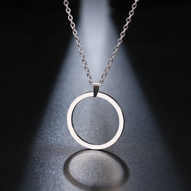 DOTIFI ожерелье из нержавеющей стали для женщин Lover's casual Personal Circle Подвеска-аркан ожерелье высокое качество простое колье-ошейник