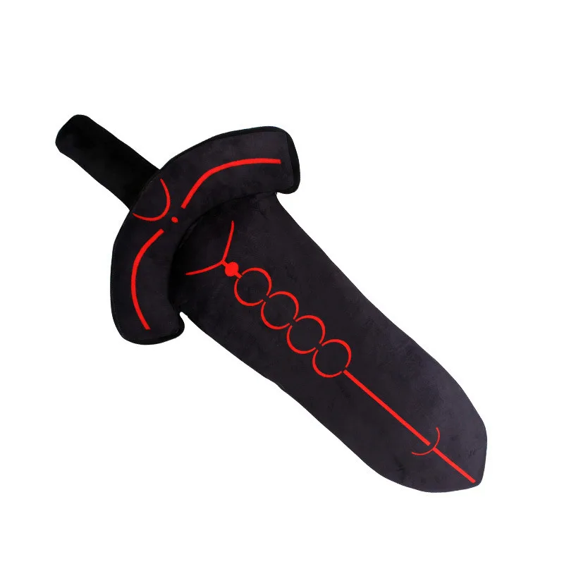 Black Excalibur 84cm Fate плюшевые куклы Fate Stay Night модель оружия игрушки саблей Excalibur меч Matthew Shielder Подушка 33 дюйма - Цвет: Black Excalibur 84cm