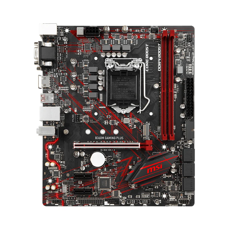 Материнская плата Msi B360M игровой плюс 32G 6 * SATA 2400 МГц ГБ/сек. LGA1151 8 канальный HD Audio DDR4