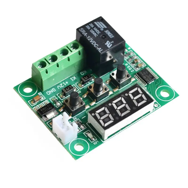 Мини термостат glyino W1209 цифровой регулятор температуры высококачественный +