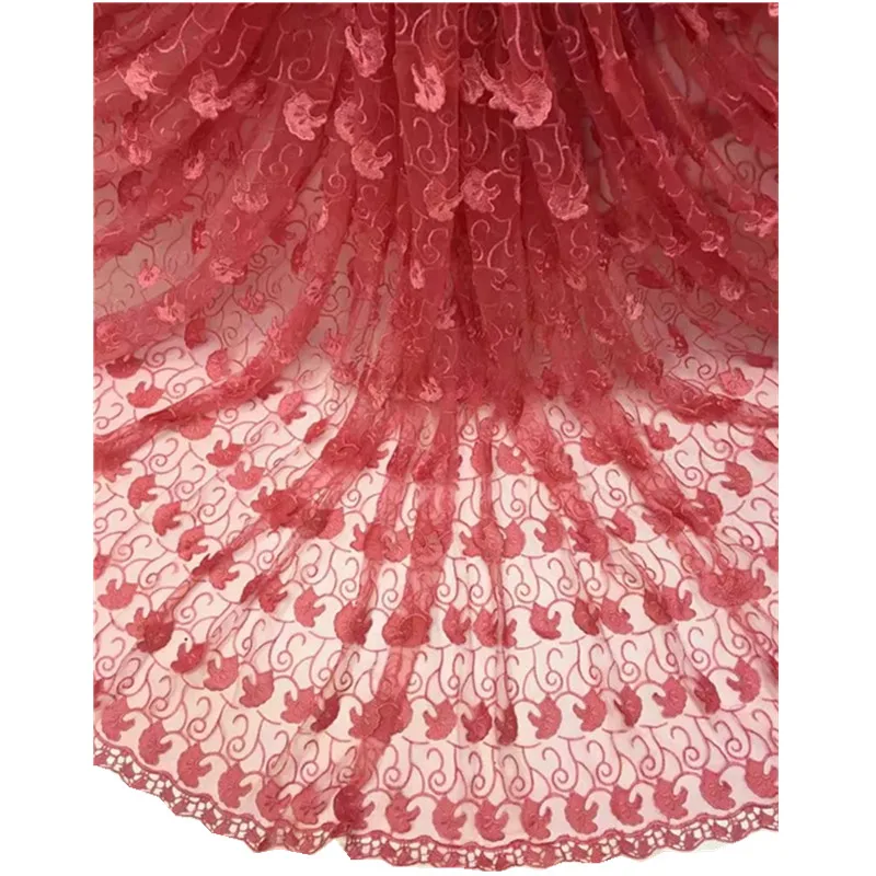 African lace fabric in white tulle free shipping high class french for wedding decoration RG1-5 | Дом и сад