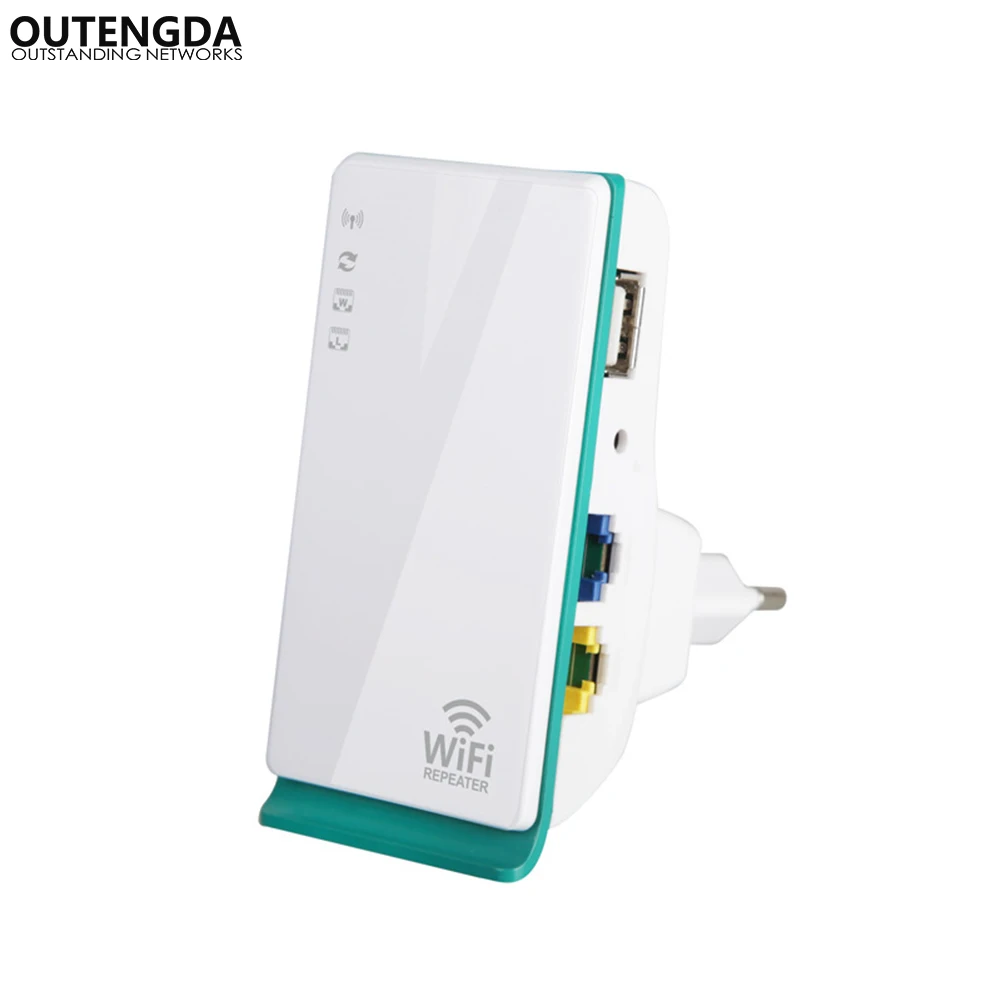 Wireless-N Router WiFi Repeater 2.4Ghz Network AP Access Point Wifi Signal Amplifier Range Extender Multi-mode with USB charging |