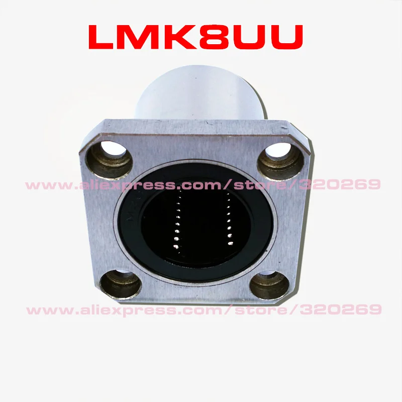 50 шт. LMK8UU 8x15x24Mm линейного движения шариковых подшипников для 8 мм вал LMF8UU LMH8UU|8mm
