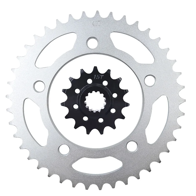 Sprocket Kit 15T-41T Мотоцикл части цепи 520 передние и задние Звездочки 14 T-41 T 15 T-41 T для HONDA CB500F/X CBR500R 2013- NC700 CTX700 NC750 - Цвет: Sprocket Kit 15T-41T
