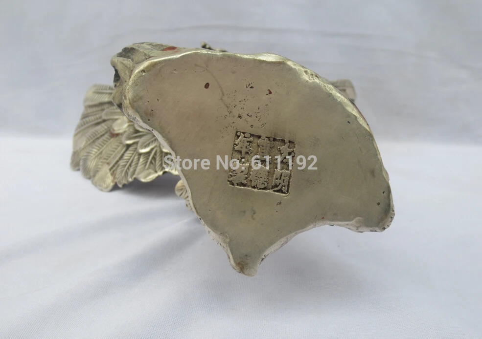 9 4 дюйма уникальный подарок Тибет серебро ручной работы большой Орел