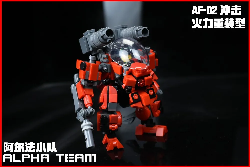 Kennie, Новое поступление, персональные поделки, Mech ALPHA team gundam, модель конструктора, строительные игрушки, фигурка для творческих детей, подарки