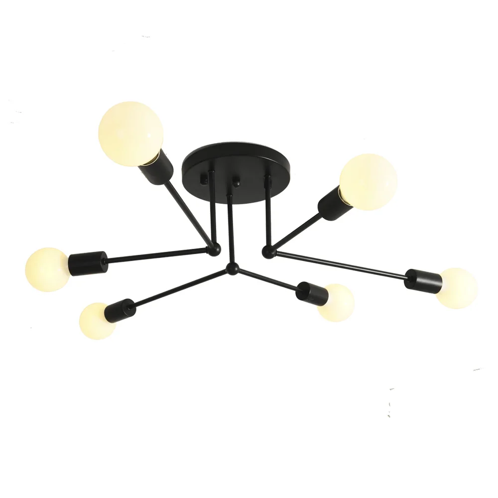 Светодиодная люстра золотого черного белого цветов s E27 110 В 220 В|Люстры| |