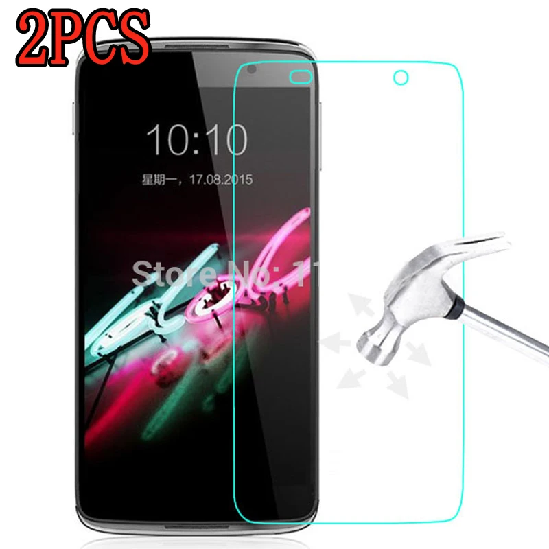 Закаленное стекло для Alcatel One Touch Idol 3 2 шт. 4 7 дюймовая защитная пленка 9H