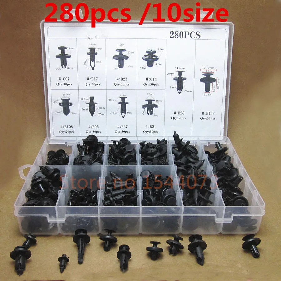 280 шт. Универсальный Автомобильный комбинированный специальный бампер для