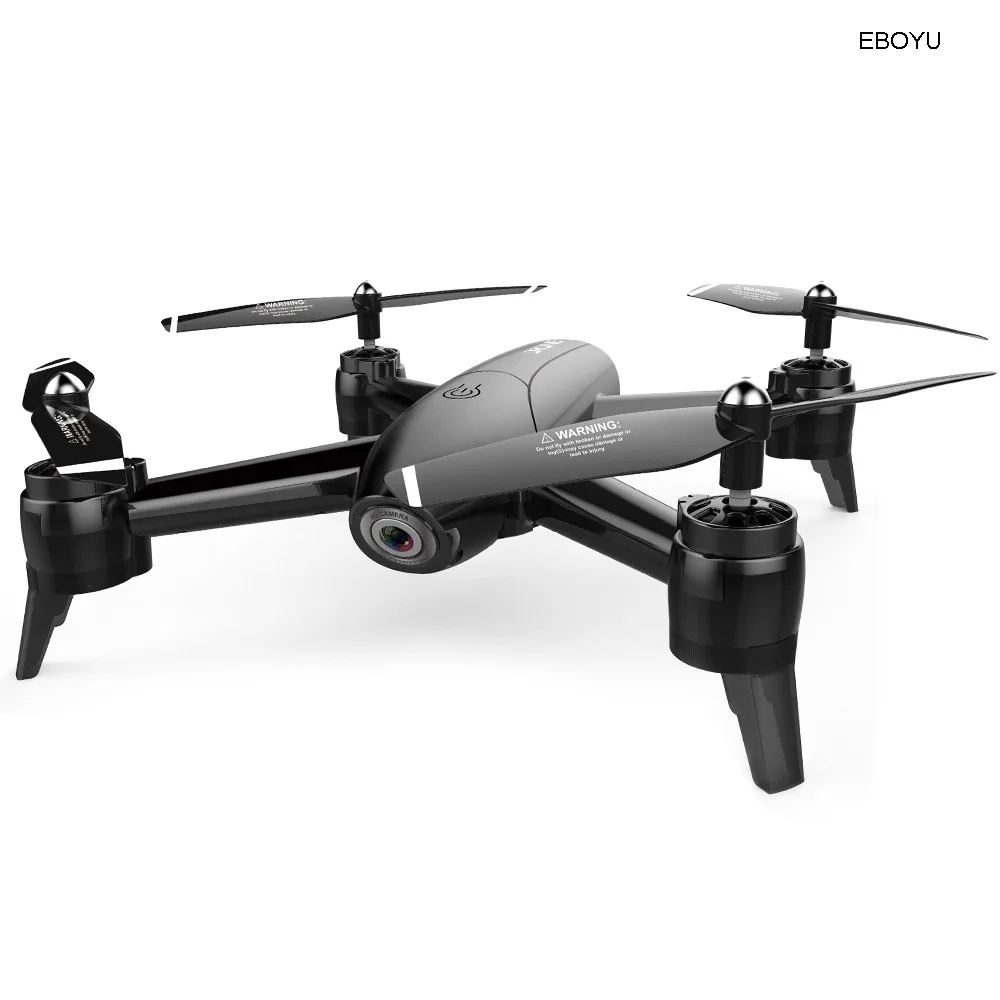 Квадрокоптер EBOYU SG106 Радиоуправляемый Дрон с камерой 4K HD Wi Fi FPV|Радиоуправляемые
