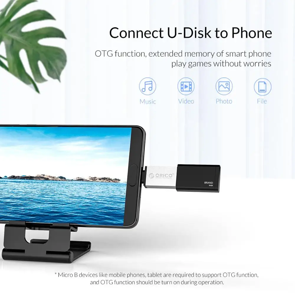 ORICO Micro B OTG адаптер USB3.0 к b конвертер для зарядки синхронизации данных телефона