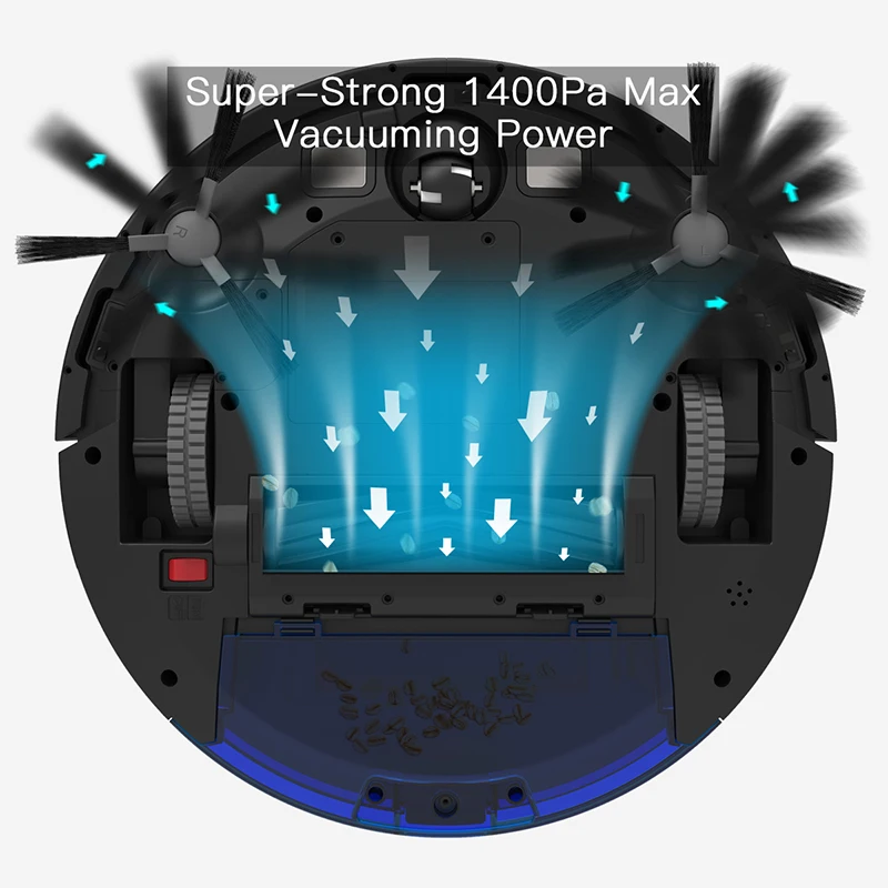 Робот пылесос Amarey для домашнего автоматического подметания стерилизация пыли