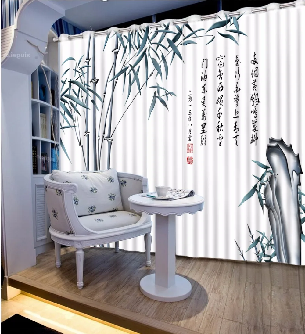 

sound proof curtain Tree branches photo curtains 3d For living room bedrooms window curtain Home Decoration