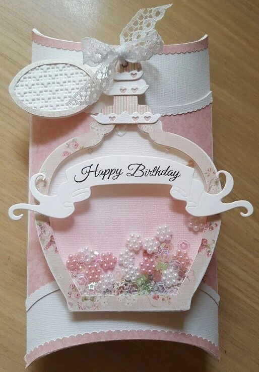 Флакон для духов шейкер карт металлические пресс формы сделай сам скрапбукинг