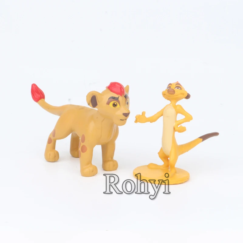 Фигурки героев мультфильмов 12 шт./компл. фигурки мультфильма The Lion Guard King Kion Simba Bunga