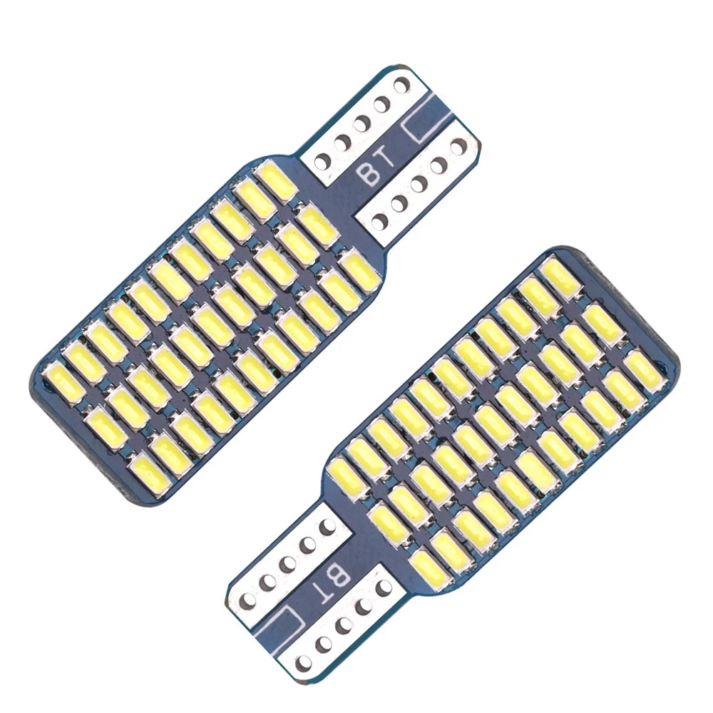Carsty 2x W5w светодиодный T10 Canbus лампы 3014 автомобиль 168 194 номерной знак ствола зазор