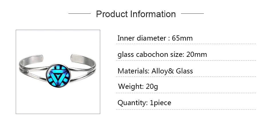 New Ironman Sipderman Superheroes Photo glass cabochon Silver color bangle bracelets For Men And Women Jewelry ZB0418 | Украшения и