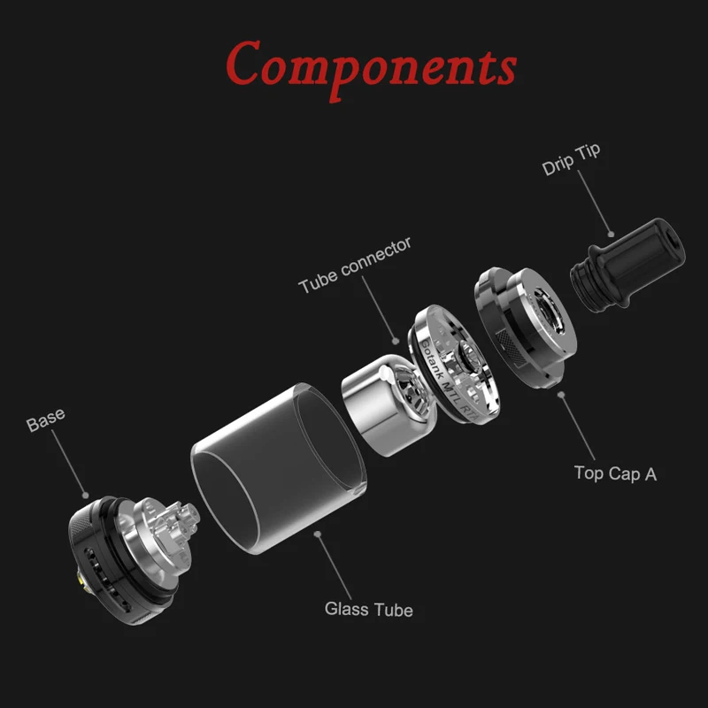 Оригинальный fumytech gotank MTL RTA V2 ввиду танк распылителя 3 мл Ёмкость 22 мм для 510