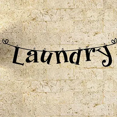 Прачечная стиральная Кухня Wall Art Наклейки виниловые наклейки DIY домашний декор 2017