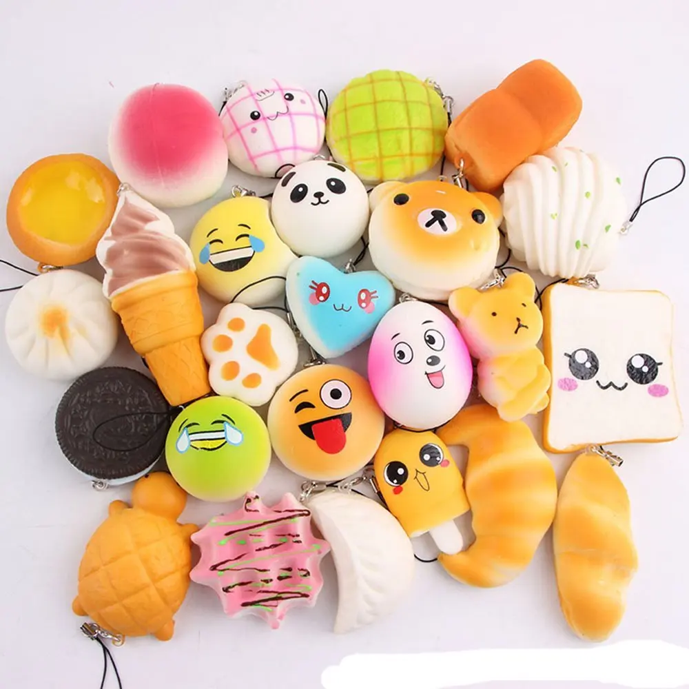 Оптовая продажа 10/20/30 шт/уп Squeeze мягкий медленно поднимающийся игрушки средний