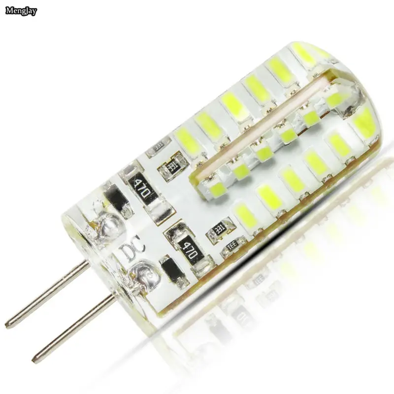 1 шт./лот G4 48 СВЕТОДИОДНАЯ Лампа DC 2V 6W Светодиодная лампа 3014SMD светодиодная