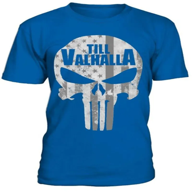 Модная футболка с круглым вырезом Викинг-до VALHALLA Для мужчин летняя короткими