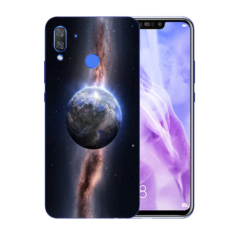 6.3&quot Cases for Huawei nova 3 Fundas Transparent Gel Hook Pattern Back Cover Protection Phone Shell Coque |