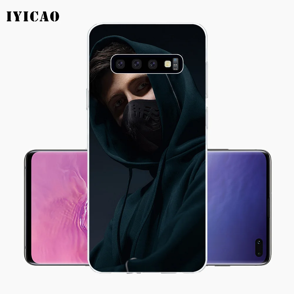 IYICAO Alan Walker singer Soft Silicone Phone Case for Samsung Galaxy S10e S10 S9 S8 Plus S7 Edge TPU Cover | Мобильные телефоны и