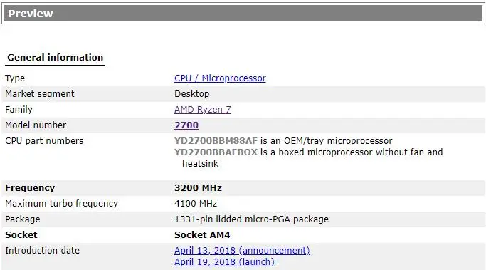 Новый процессор amd ryzen 7 2700 r7 3 2 ГГц Восьмиядерный с шестнадцать нитями 65 Вт