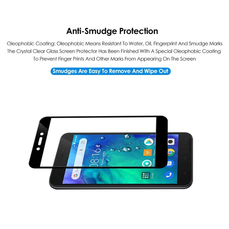 Защитная пленка для Xiaomi Redmi go 9h полное покрытие Защита экрана xiami 5 0 дюйма