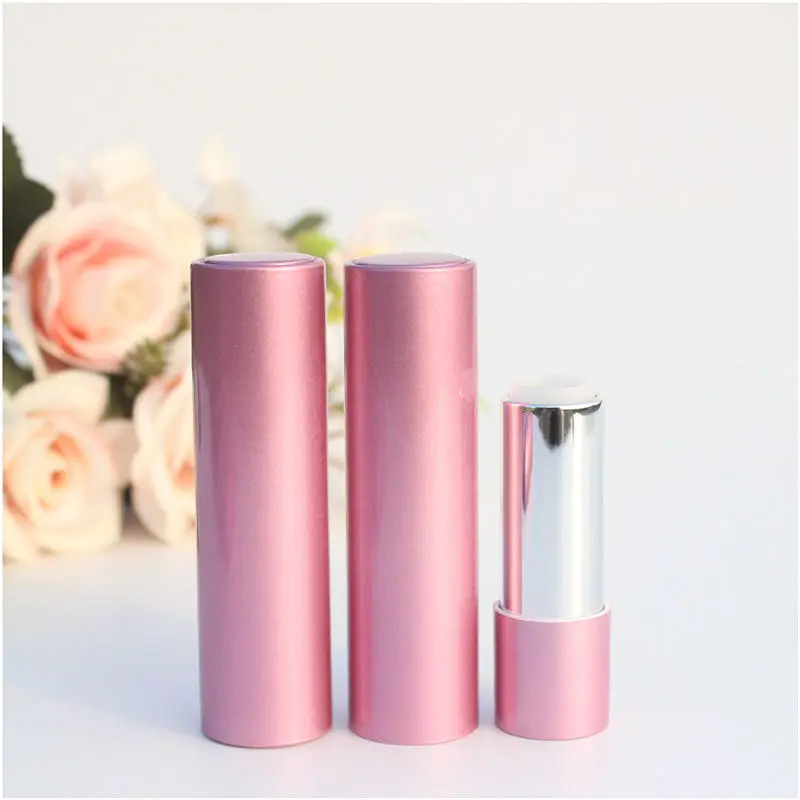 

12.1mm pink Round Empty Lipstick Tubes Refillable DIY Lip Gloss Lip Balm Containers Cosmetic Tool F142