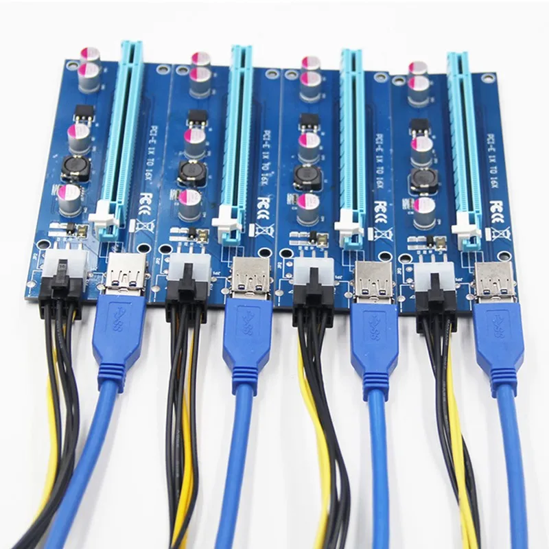 Новое дополнение к карте PCIe 1 4 PCI Express 16X Слоты Riser Card E 1X внешнему e слот адаптер порт