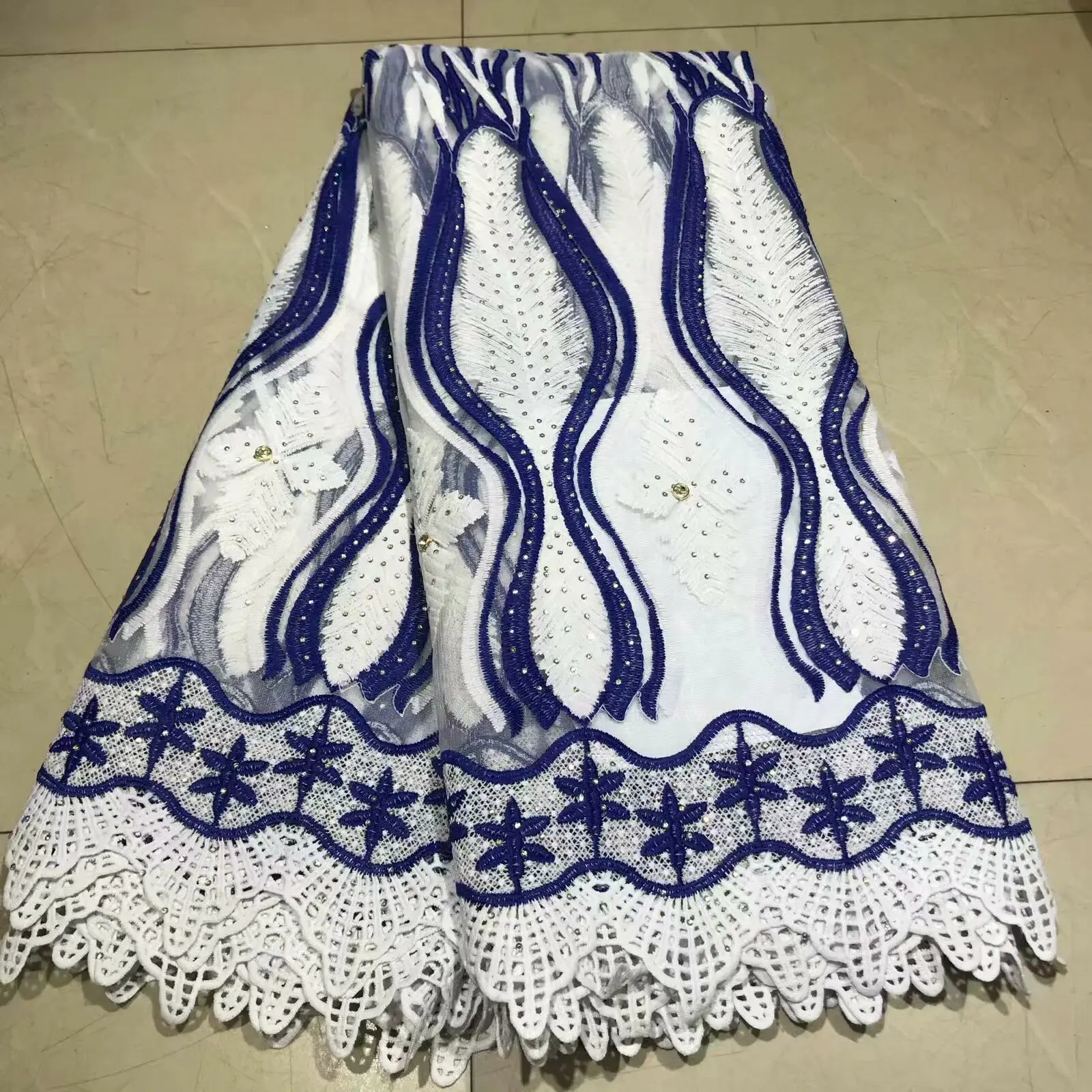 

Африканская кружевная ткань, высокое качество, нигерийское французское кружево с вышивкой, швейцарская вуаль, NLY50, 2019