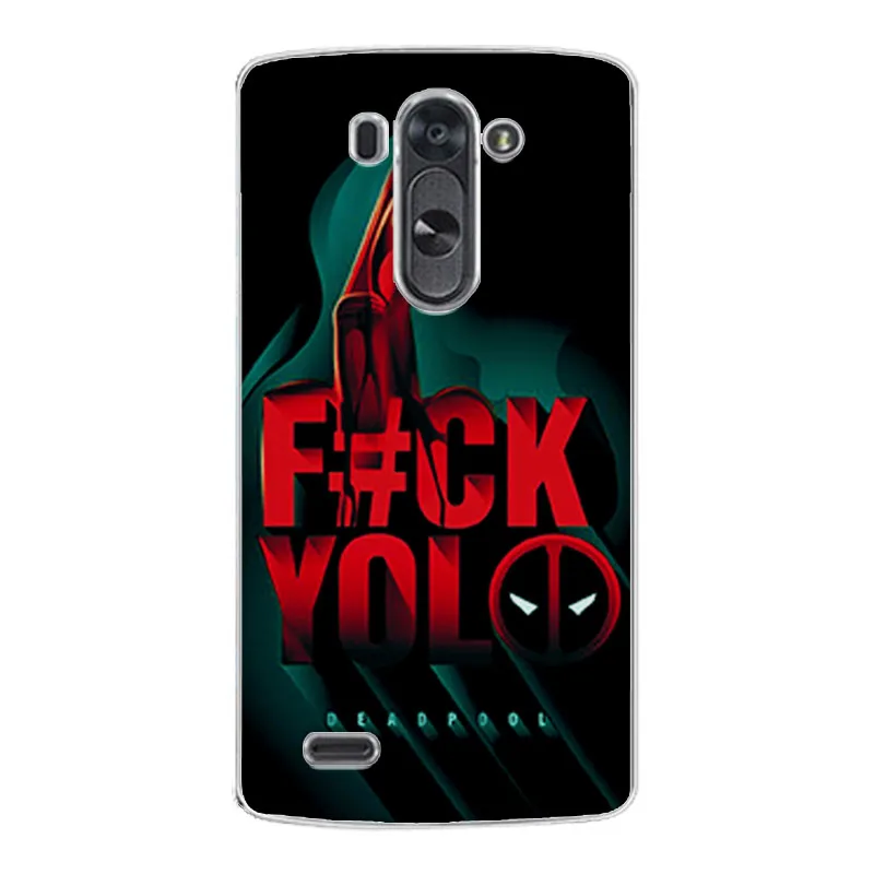Очаровательный чехол с дэдпулом человеком-пауком для Fundas LG G3 Beat/G3 S G3S жесткий пластиковый чехол s для LG G3 mini D722 D724 задняя крышка - Цвет: For LG G3 Mini C14