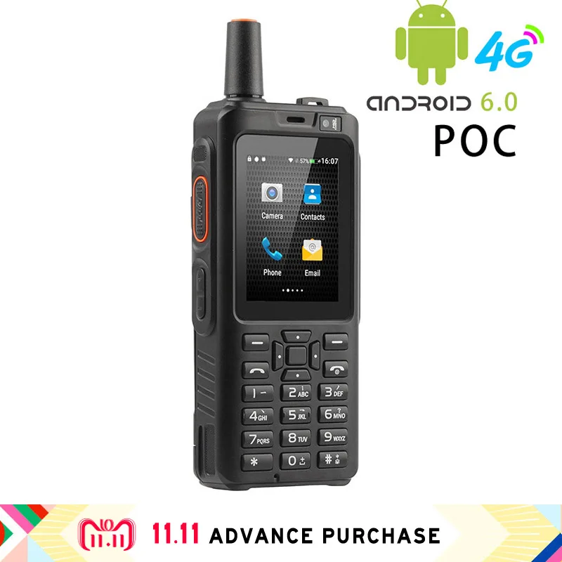 4G Android 6 0 Qingoo W318 POC рация телефон радио Телефон кошелек домофон Телефон|Рации| |
