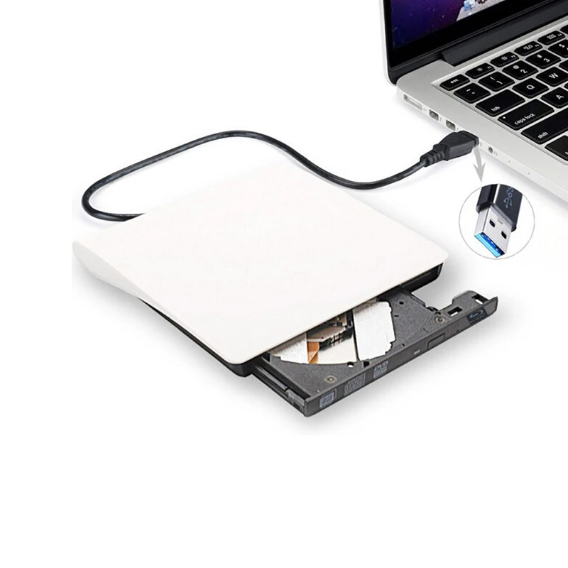 Портативный внешний dvd привод Bluray для Windows 10/Macbook USB 3 0 DVD/BD ROM CD/DVD RW|Оптические