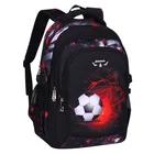 Школьные сумки для мальчиков-подростков, школьный рюкзак с принтом футбола, детский рюкзак с аниме, дорожная сумка, футбольные