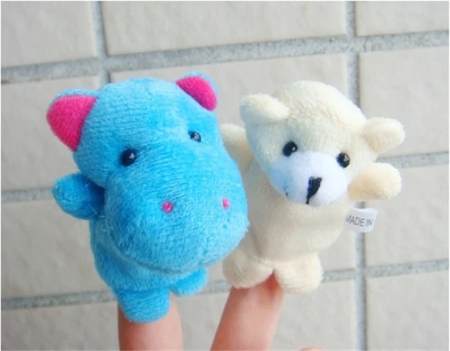 

10Pcs Cartoon Animal Finger Puppet, Finger Toy, Finger Doll, Baby Dolls Baby Toys Animal Doll Free Shipping Party Supplies TT004