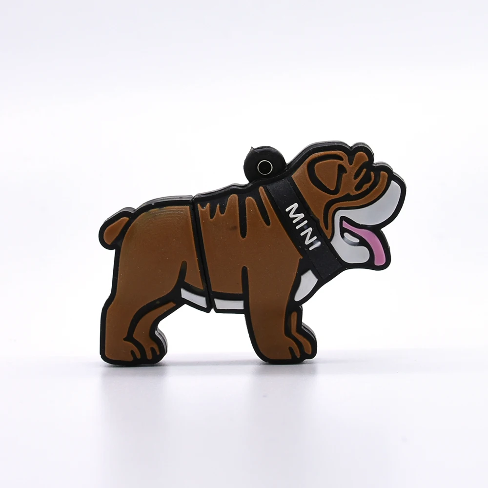 Флеш накопитель с мультяшным бульдогом 16 ГБ флеш изображением курицы Дональда