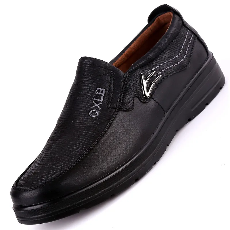 QIYHONG Big Size 38-48 Mens Casual Shoes Sneakers Outdoor Loafers Men Quality Leather PU Flats Moccasins | Обувь