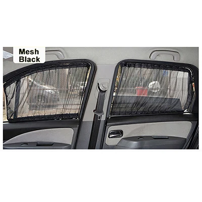 

2 x обновление 70L алюминиевый сплав эластичный авто боковое окно солнцезащитный козырек шторы-черный/бежевый/серый