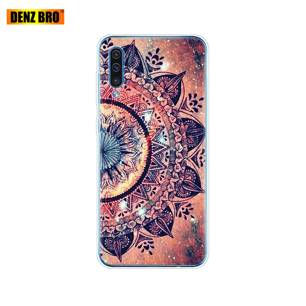 Для samsung Galaxy A50 силиконовый чехол ТПУ Прозрачная задняя крышка телефона для samsung A50 A505 A505F SM-A505F мягкий чехол 6,4 coque - Цвет: 61893