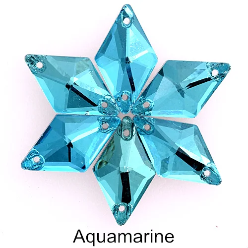 Aquamarine 28 шт 11x19 мм Красочные ромб Стекло пришить стразы плоские с оборота с украшением в виде кристаллов швейные камни одежда Jewellery наборы для ухода за кожей для Сделай Сам одежда B1233 - Цвет: Aquamarine