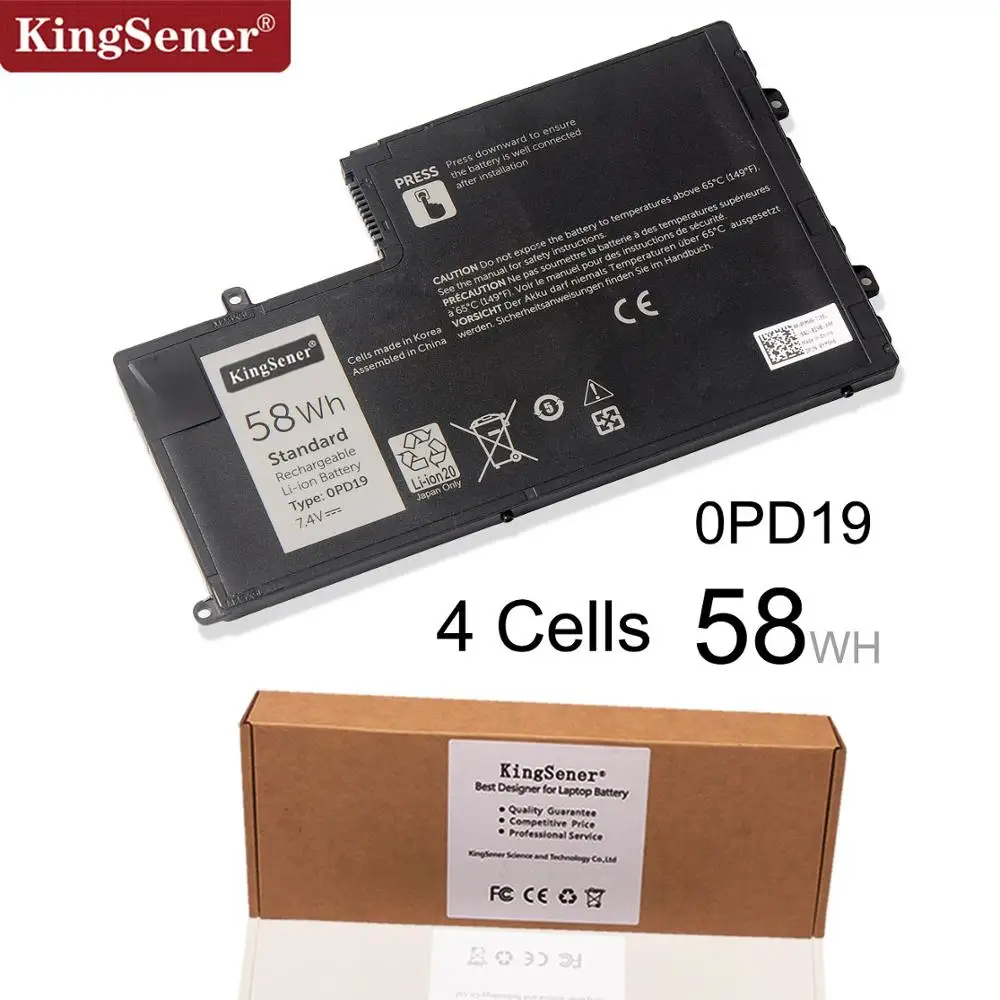 KingSener Korea Cell 0PD19 OPD19 Аккумулятор для DELL Inspiron 14 15 5447 5547 3450 3550 5448 5545 5445 TRHFF 58DP4