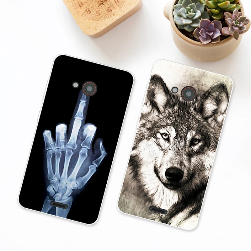For Fly Fs408 Stratus 8 4.0 Inch Phone Case Soft TPU Silicone Back Cover Protective Printed Fundas |
