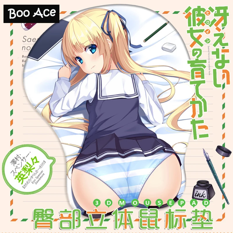 3d коврик для мыши Eriri Спенсер Sawamura Ecchi гладкий игровой размер 26*22 см|mice mat|mouse paderiri