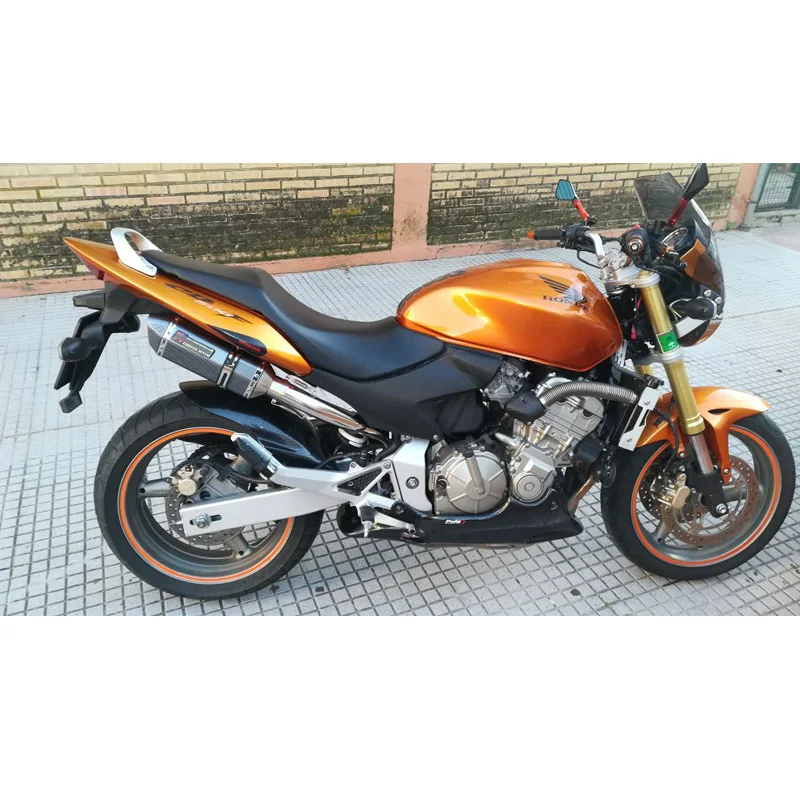 Для Honda CB600 CB600F Hornet боковой выхлопной трубы мотоцикла глушитель выхлопной трубы США ЕС издание модифицированный Mid хвост выхлопной трубы дБ убийца слипоны сзади