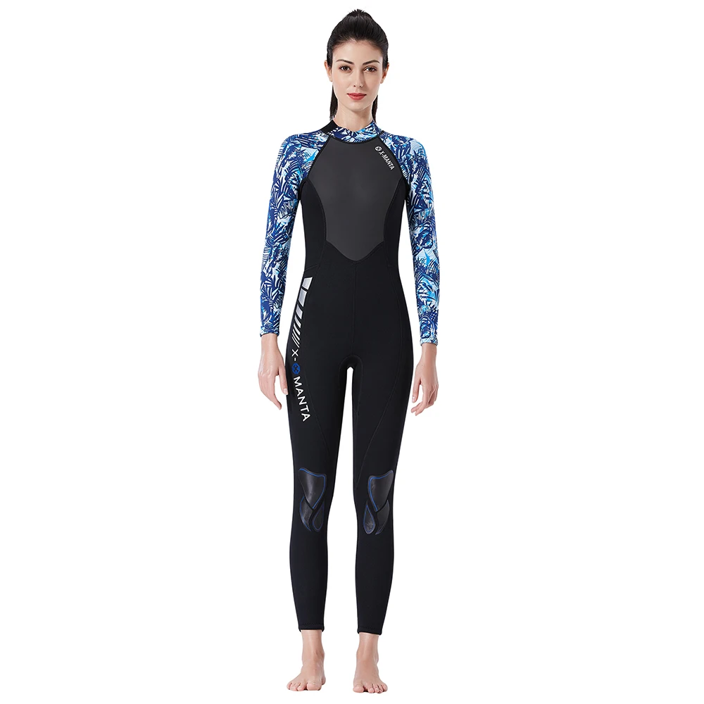 DIVE SAIL WS 19483 камуфляжный цельный женский костюм для дайвинга с длинным рукавом
