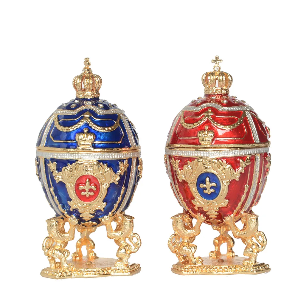 Новое поступление российское яйцо faberge шкатулка для драгоценностей в виде льва