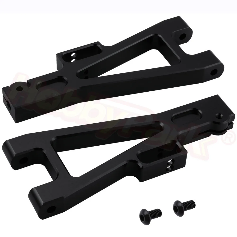 A-Arms 6860 Металлические алюминиевые части для JLB Racing CHEETAH 1/10 бесщеточный ру автомобиль монстр грузовик Замена Черный - Цвет: A-Arms 6860